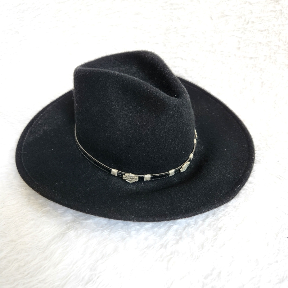 Harley-Davidson Mens Womens Wool Pinch Crease Hat